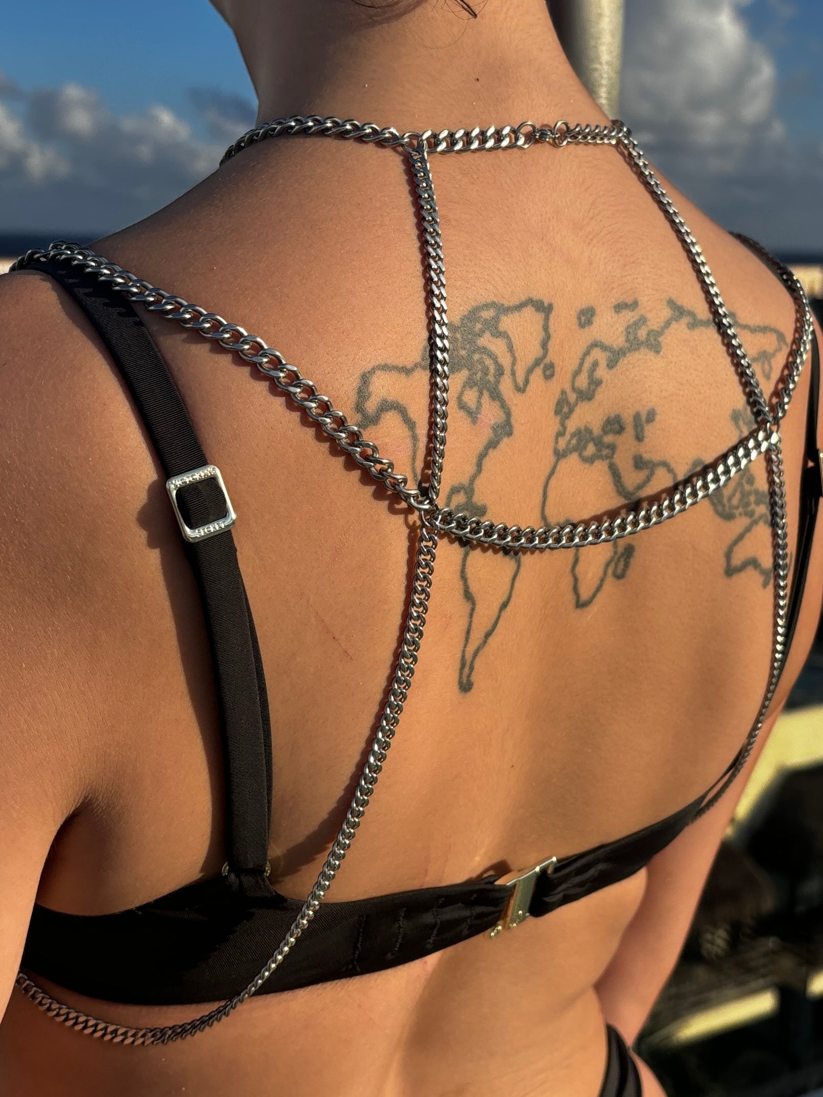 Royal Chain - Curb Link - Stainless Steel/18k Gold Body Jewelry