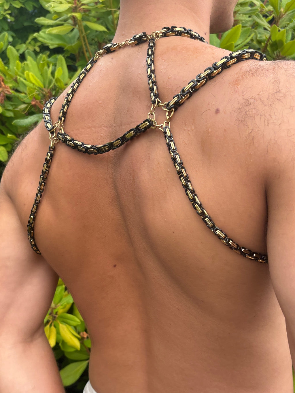 Royal Chain - Byzantine - Stainless Steel/18k Gold Body Jewelry